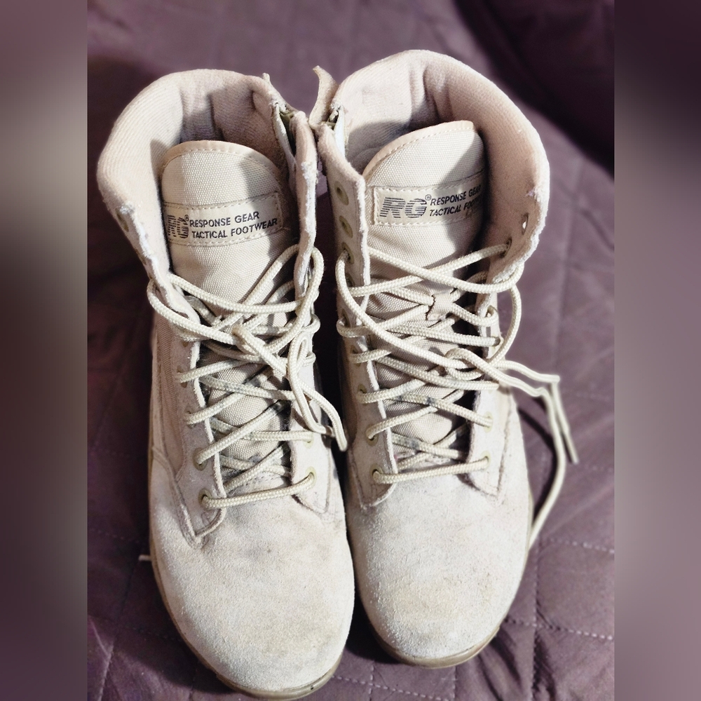 Men's Tan Tactical Boots